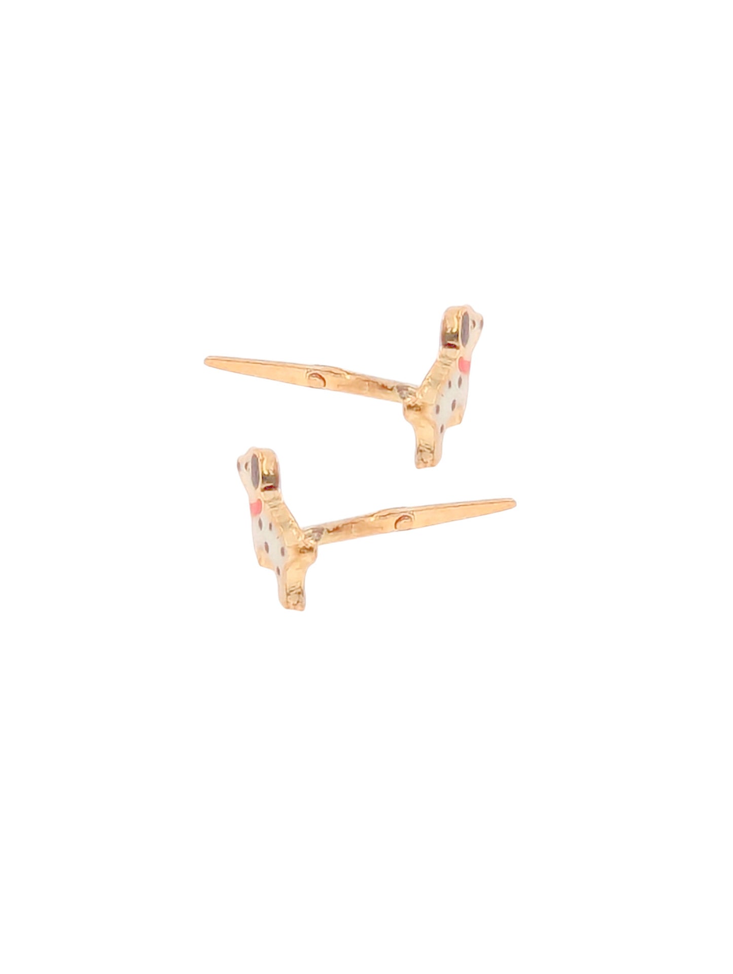 Kids 9ct Yellow Gold Doggy Earrings