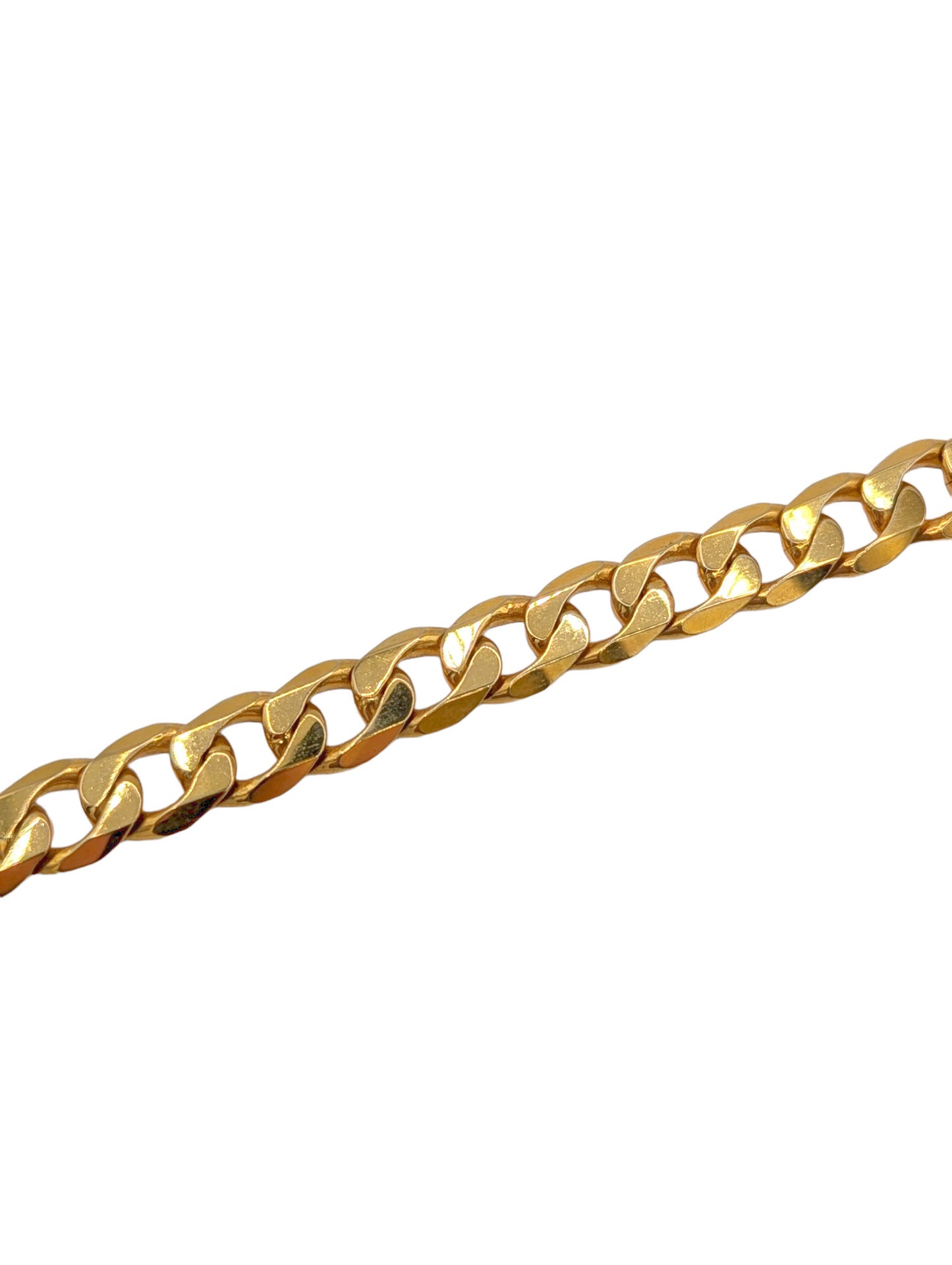 9ct Yellow Gold Heavy Curb Bracelet