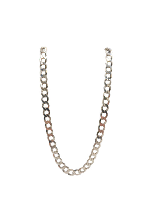 Sterling Silver 20" Gents Curb Chain