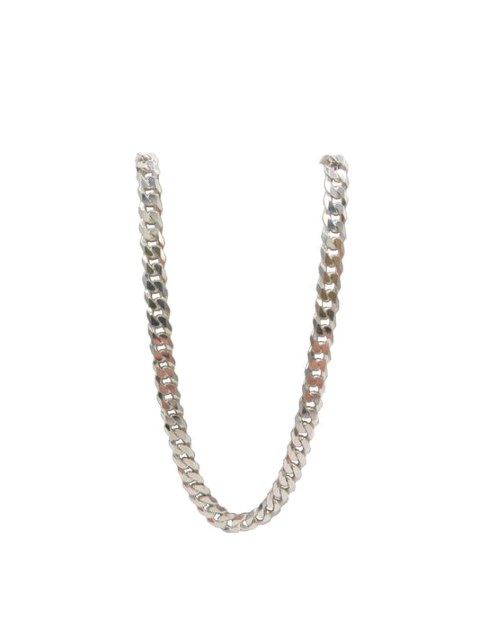 Gents Heavy Sterling Silver 18" Curb Chain