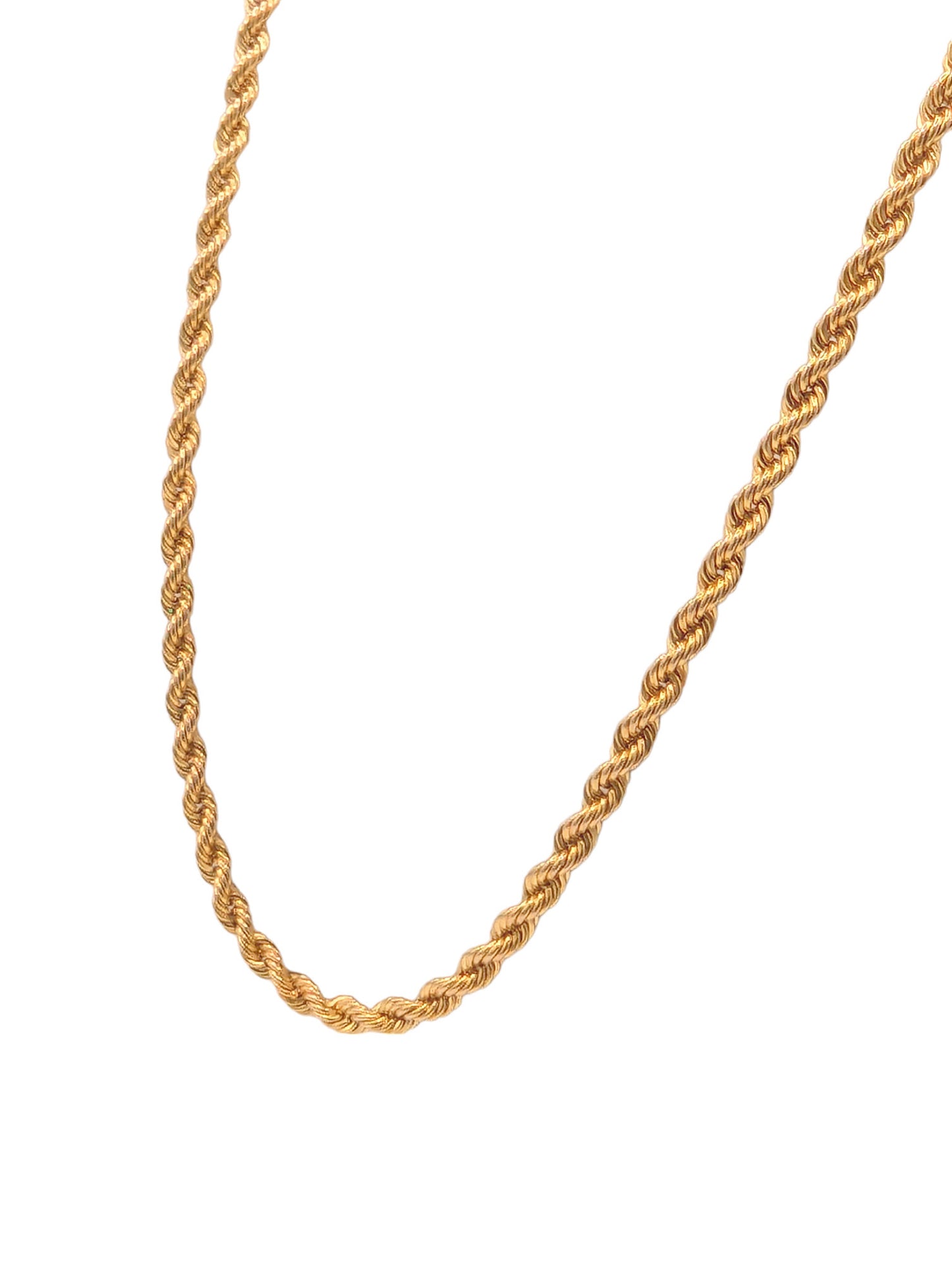 Heavy 9ct Gold Solid Rope Chain