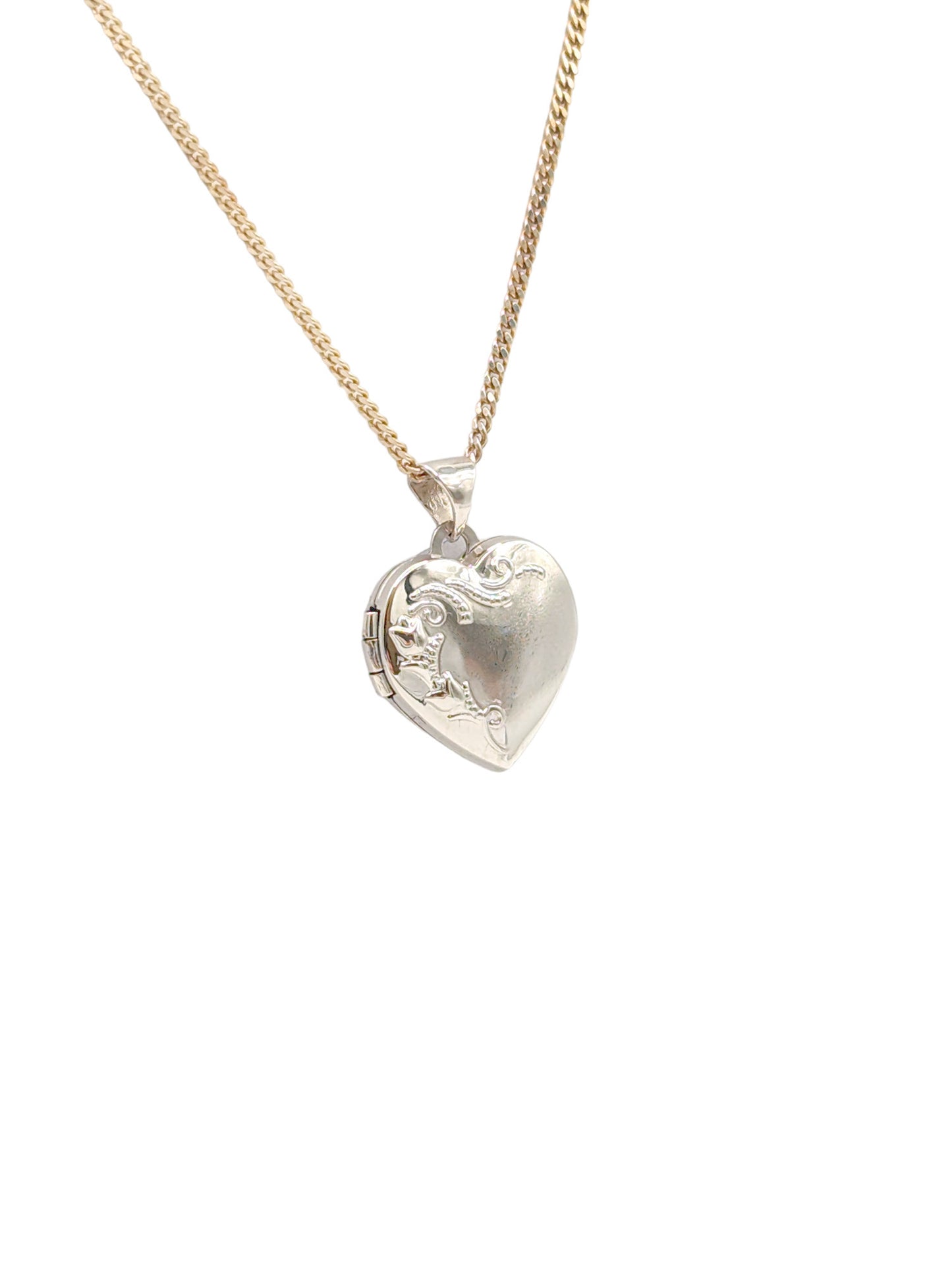 9 Carat WG Heart-Shaped Locket