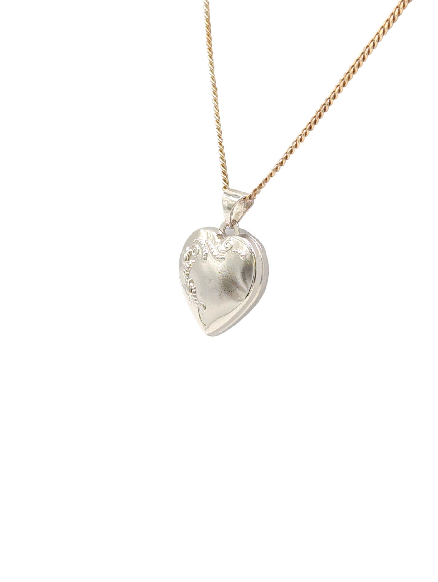 9 Carat WG Heart-Shaped Locket