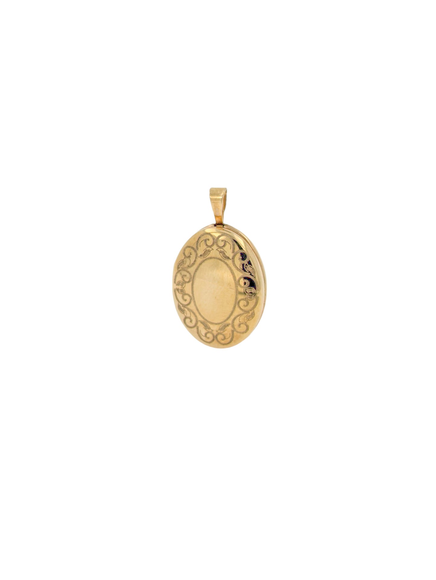 9ct Yellow Gold Oval Locket