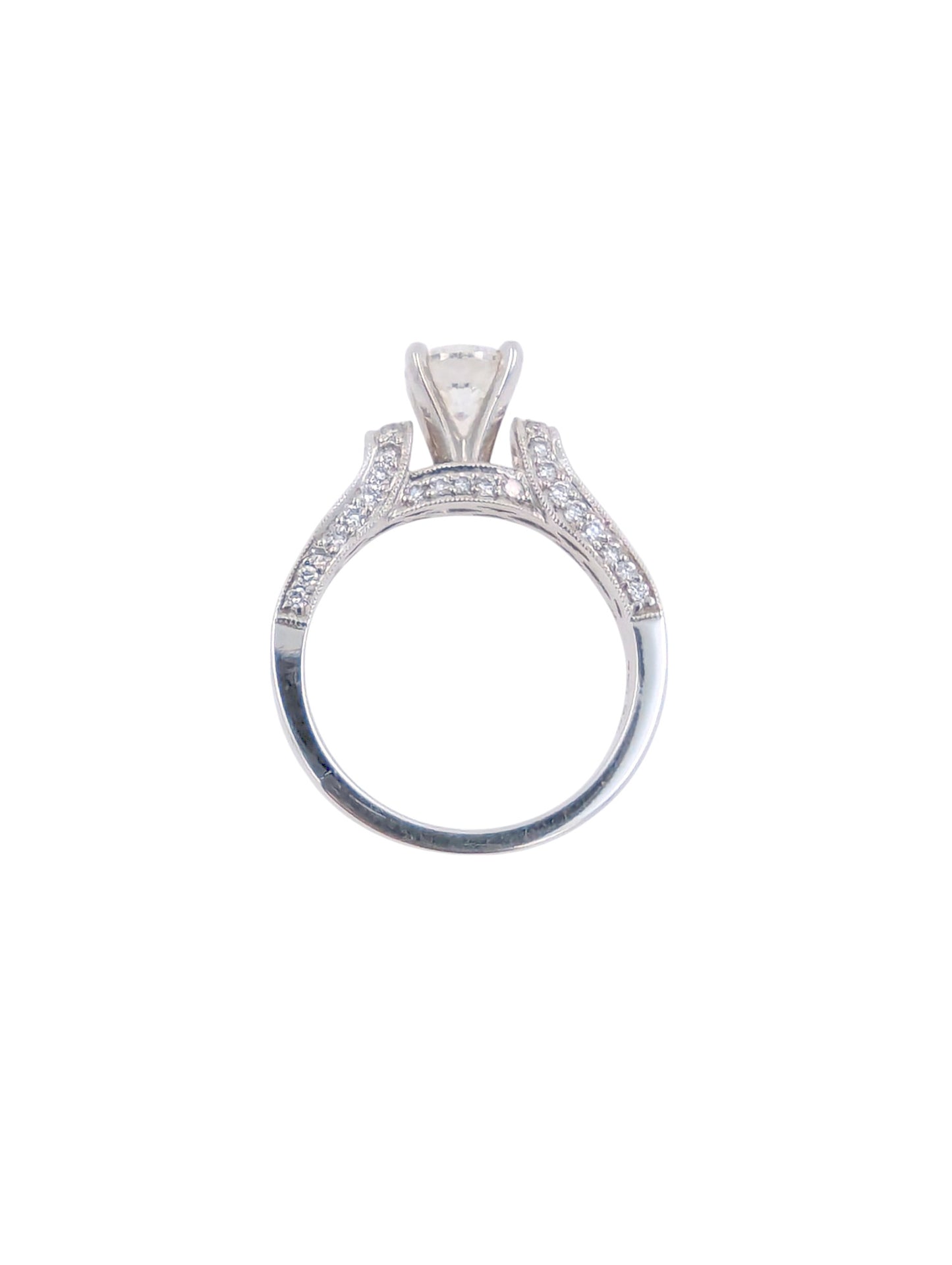 18ct White Gold Diamond Solitaire 1.70ct Total